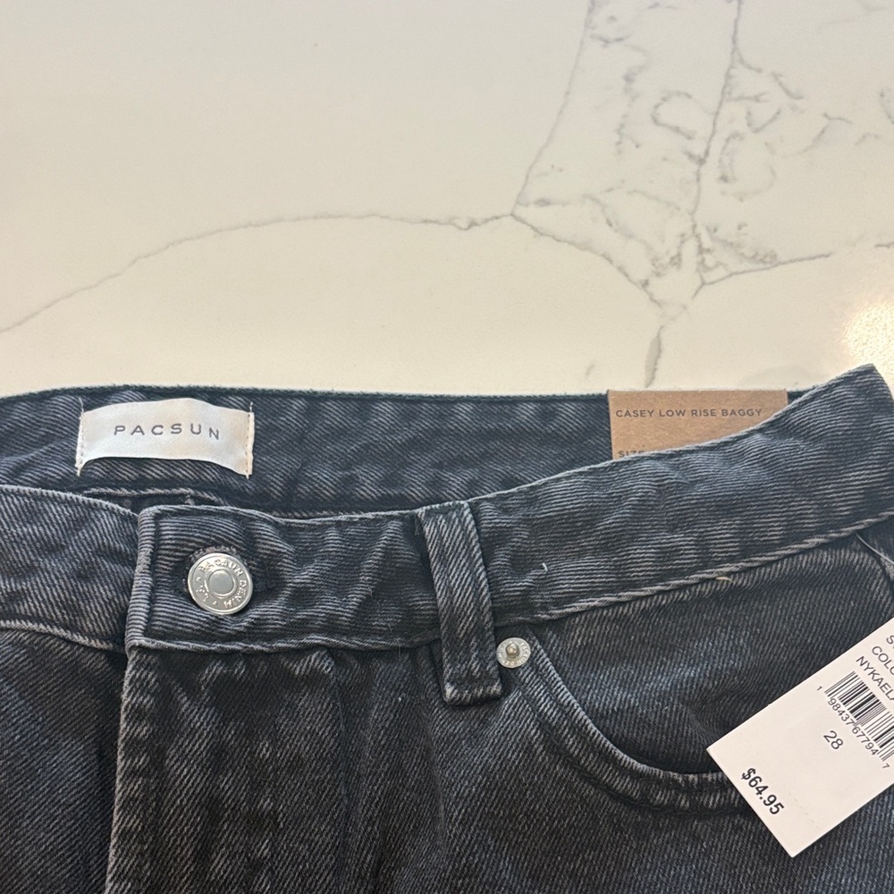 PacSun Women's Dark Gray Boyfriend Jeans